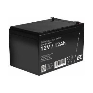 Green Cell Rechargeable Battery AGM VRLA Green Cell AGM07 12V 12Ah (for UPS, alarm, toys, motor)