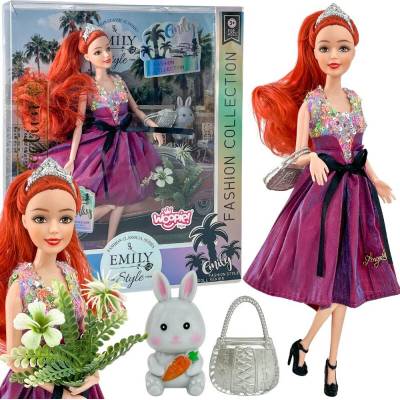 Woopie Royal bábika Emi Style Fashion 32 cm - štýlová princezná v ružových šatách