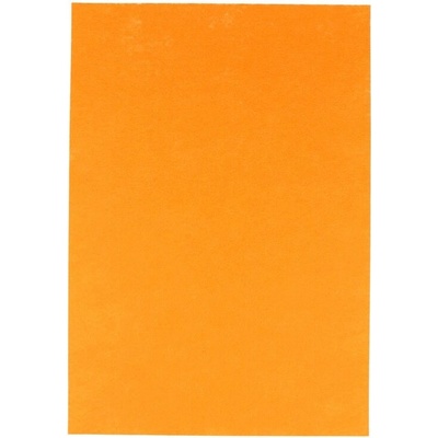 Dekoračný filc A4 žlto oranžový