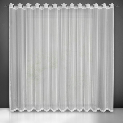 Takoy Záclona NOELIA z pruhované látky protkávané lesklou nití 300 x 250 cm-HF-419876 | 300 x 250 cm