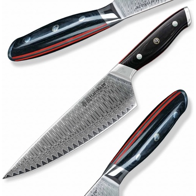 Dellinger Kuchařský nůž Gyuto/Chef 8" Harukaze Professional Damascus 200mm