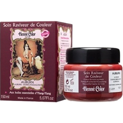 Henné Color Auburn tonizujúca a vyživujúca maska farba bordová 150 ml