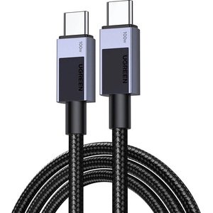 UGREEN Кабел с бързо зареждане за устройства с USB-C порт - Ugreen USB-C to USB-C Cable 100W (сив) (300 см) (L512-45065)