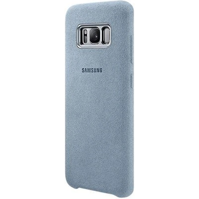 Samsung Alcantara Cover EF-XG950AMEGWW - оригинален кейс от алкантара за Samsung Galaxy S8 (светлосин)