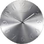 NeXtime Стенен часовник Elegant Dome сребрист (3236ZI)