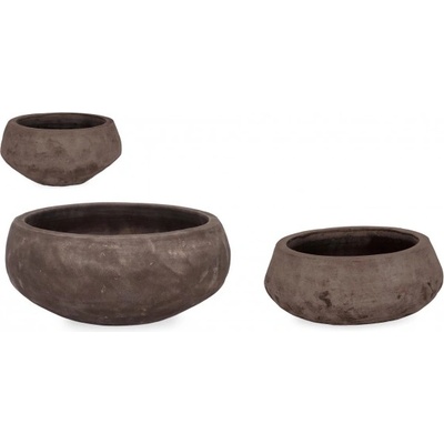 Bizzotto Комплект 3 бр. minh купи - тъмна теракота, поставки за ваза (0790735)