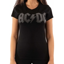 AC DC tričko Logo Diamante
