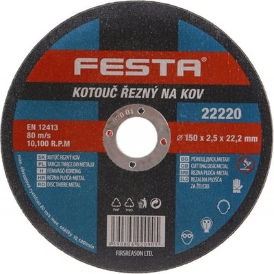 Festa Kotúč rezný 150 × 2,5 × 22,2 mm 122220