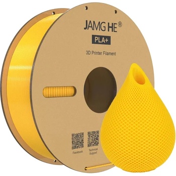 JamgHe Филамент PLA+ JamgHe 1кг, Цвят жълт (jamghe-pla+-yellow)