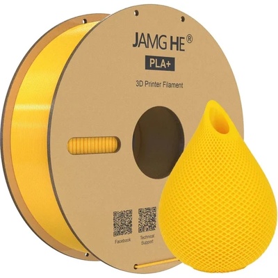 JamgHe Филамент PLA+ JamgHe 1кг, Цвят жълт (jamghe-pla+-yellow)