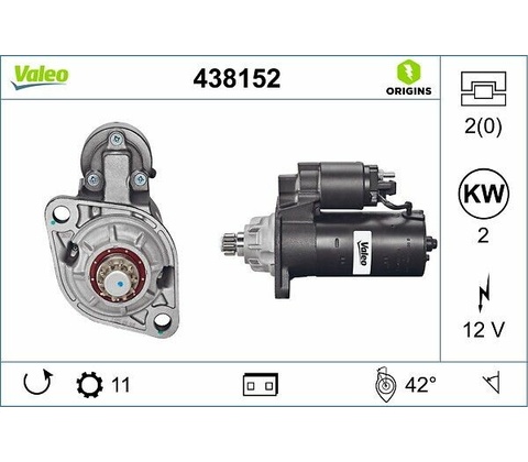 Štartér VALEO 438152 438152