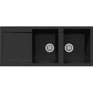 Plados Plados КУХ. МИВКА infinity 116-20 1160x500 ЧЕРНА (nf11620/44) Мивка за вграждане