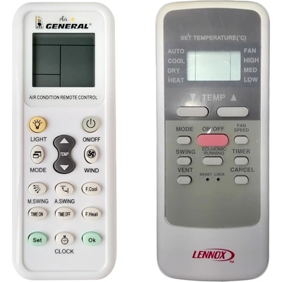 General LENNOX R51/E - съвместимо дистанционно управление на марката General (R51/E)