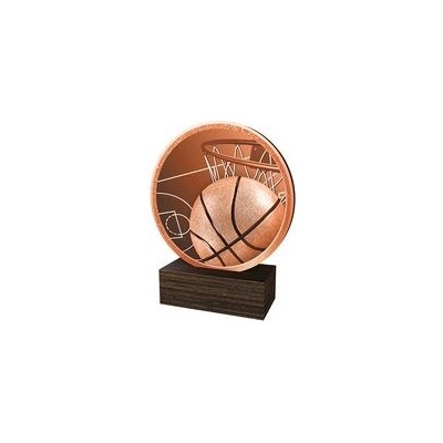 Poháry Bauer Dřevěná plaketa TFRW512 Basketball