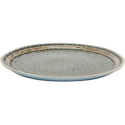 Šedohnědý talíř Kave Home Coval 28 cm