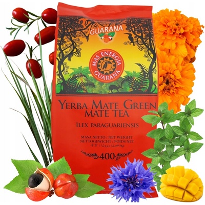 Yerba Mate Green MAS ENERGIA GUARANA 400 g