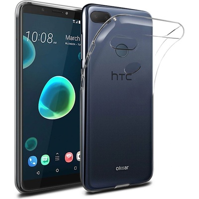 PROTEMIO 9784 Silikónový obal HTC Desire 12 Plus priehľadný