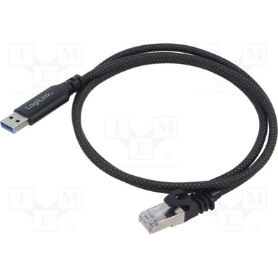 Logilink CU0405 USB 3.0 RJ45 vidlice USB A vidlice niklovaný 7,5m