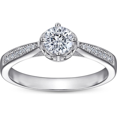 Lunica Zásnubní stříbrný prstýnek GRACE 0598 6