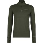 Stoic Мъжка спортна тениска Stoic HelsingborgSt. Performance Longsleeve with Zip Running shirt - Dark Pine Melange - размер 3XL (216-0297-0316)