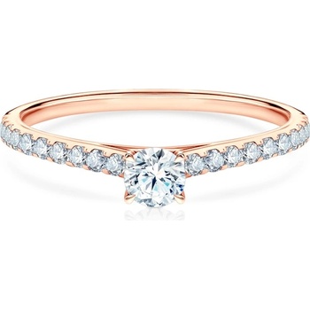 SAVICKI Годежен пръстен Share Your Love: розово златo, лабораторeн диамант