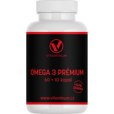 Vitaminum Omega 3 PREMIUM 70 kapslí