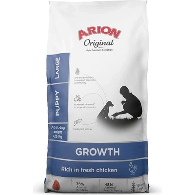 ARION Original Growth Puppy Large Chicken Rice 12 kg