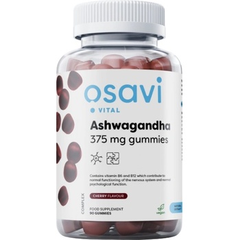 Osavi Ashwagandha 375 mg Gummies [90 желирани бонбони] Череша
