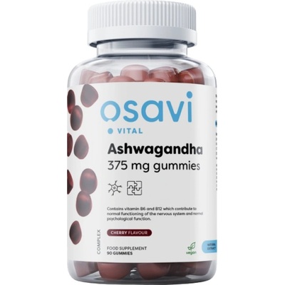 Osavi Ashwagandha 375 mg Gummies [90 желирани бонбони] Череша