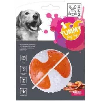 M-PETS Yummy toy with Bacon Flavor - Дентална играчка, топка, с вкус на бекон, размер 7, 8 cm, Белгия - 10635599