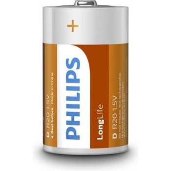 Philips R20L2B/10 ELEM LONGLIFE D 2-BLISTER (R20L2B/10)