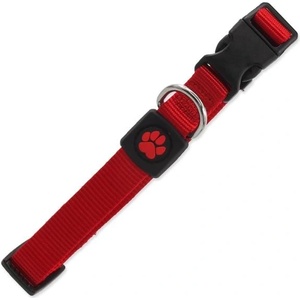 Active Dog Активно кучешко нашийник Premium M червен 2x34-49см (0904-90143)