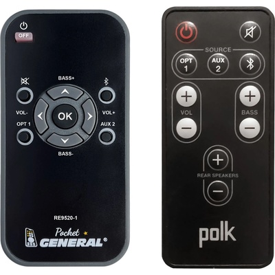 GENERAL Polk audio re95201 - дистанционно управление дубликат (re95201)
