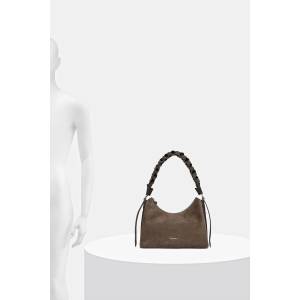 Coccinelle чанта тип хобо дамска от велур BOHEME SUEDE BIMATERIAL (E1.P6P.13.03.01) - answear - 743,02 лв