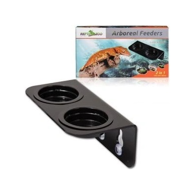 ReptiZoo Terarijní stromové krmítko dvojité 15x8x6,2 cm