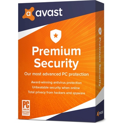 Avast Premium Security 10 lic. 24 mes.