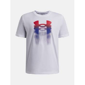 Image 1 of Under Armour Момчешка тениска Under Armour UA B Logo Blur SS Under Armour | Byal | Момчешки | 128/134