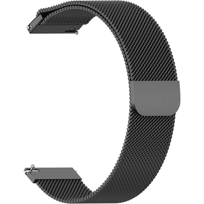 Techsuit Watchband 22mm (W009) - Samsung Galaxy Watch (46mm)/Watch 3/Gear S3, Huawei Watch GT/GT 2/GT 3 (46mm) - Black KF239493