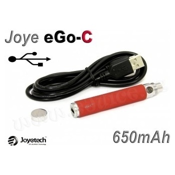 Joyetech eGo-C Upgrade s USB červená 650mAh