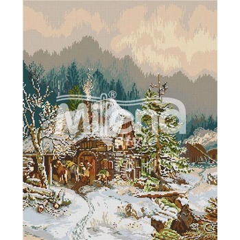 Image 1 of Milena Style Ковачницата - Печатана Aida 14 ct без конци