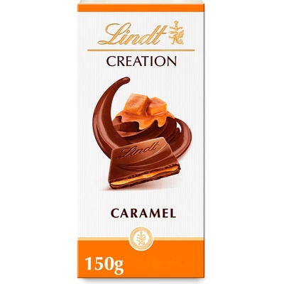 Lindt CREATION mliečna čokoláda s náplňou z tekutého slaného karamelu 150 g