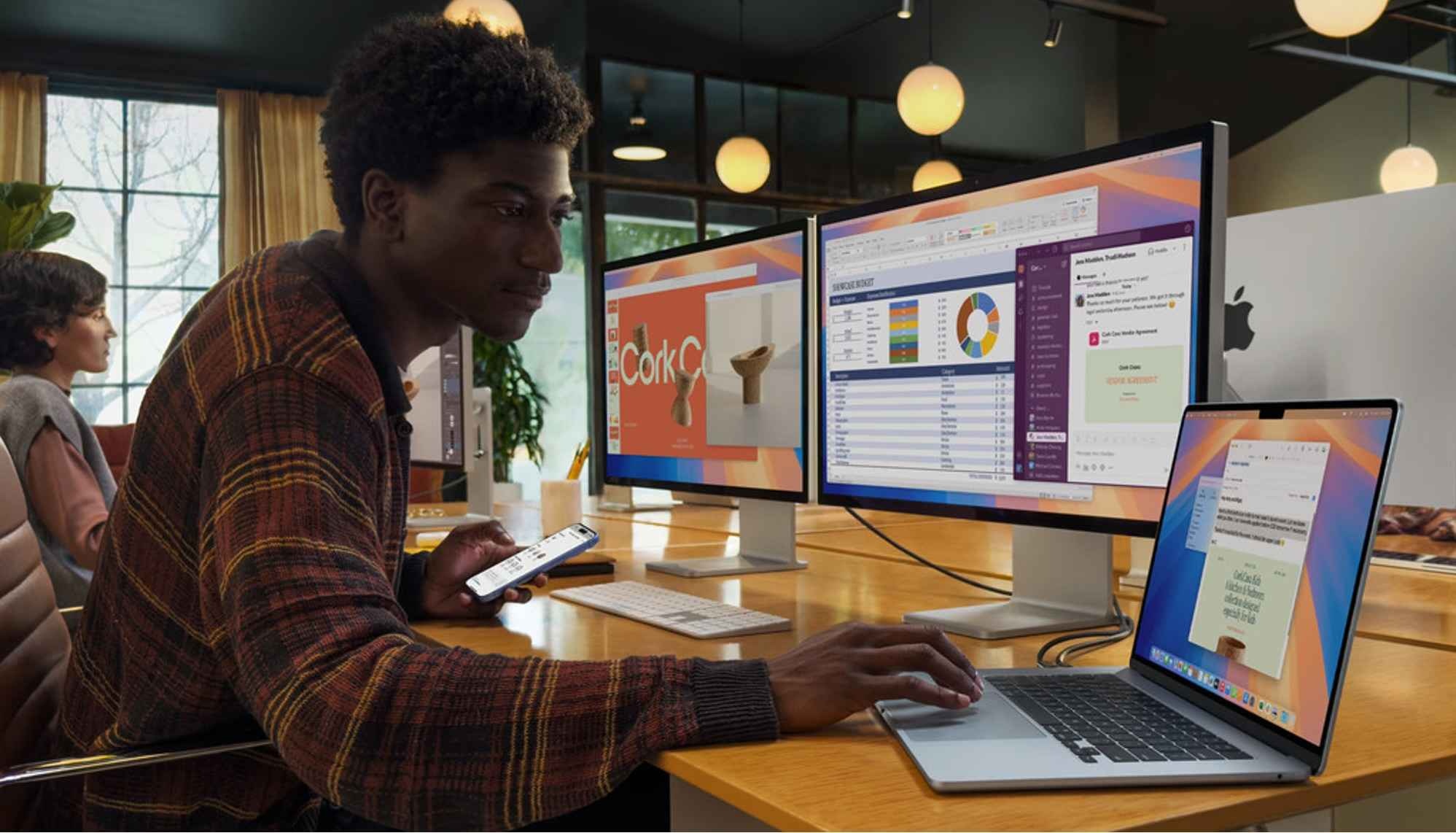 Práce na MacBooku Pro s macOS Práce na MacBooku Pro s macOS