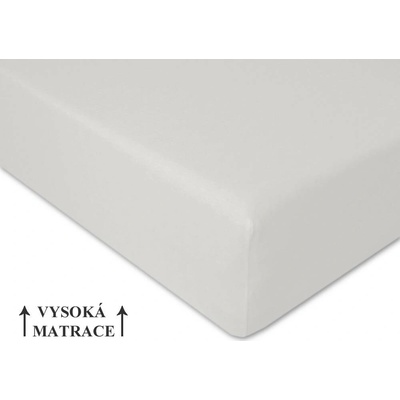 Brotex jersey prostěradlo Exclusive světle šedé 80x200