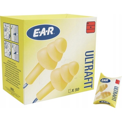 3M UltraFit Zátkové chrániče sluchu so šnúrkou UF-01-000 pár