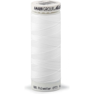 Polyesterové elastické nitě Seraflex Mettler návin 130 m Varianta: 2000 bílá, Balení: 5 ks