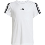 adidas Детска спортна тениска adidas Kid's Training Essential 3 Stripes Tee T-shirt - White / Black - размер 140 (EU) (704-4542-0313)