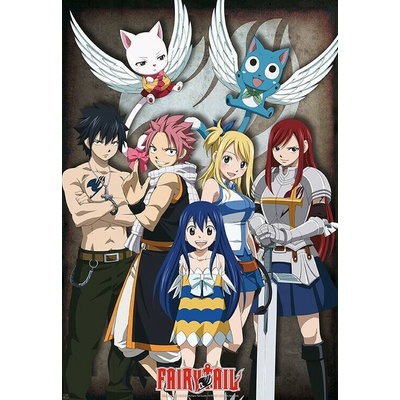 Plagát, Obraz - Fairy Tail - Group, 61 × 91.5 cm