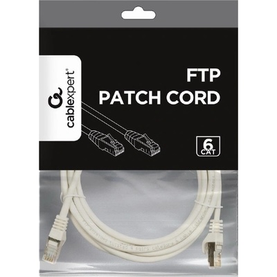 Gembird Кабел FTP Gembird Patch cord, cat. 6, 5 м, Сив (PP6-5M)