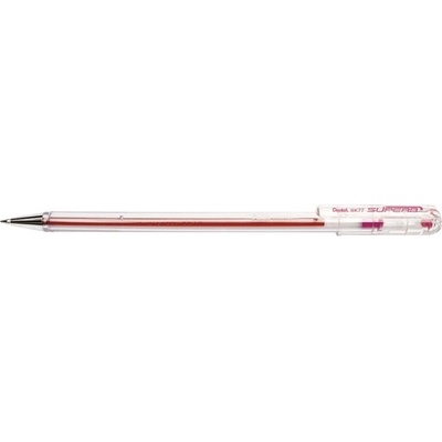 Pentel Химикалка, 0, 35 мм, капачка, PENTEL "Superb BK77", розова BK77-P (BK77-P)