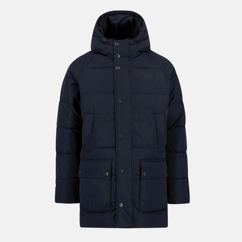 Barbour Яке Barbour Men's Bedale Hooded Long Sleeve Long Puffer Jacket - Dark Navy NY91
